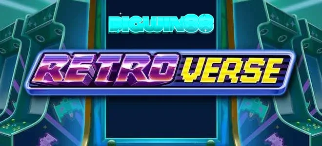 Tampilan visual game slot RetroVerse dengan nuansa arcade modern.
